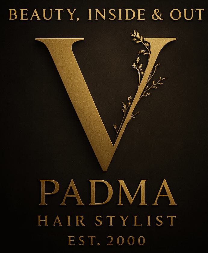 Venus Herbal Beauty Parlour Logo – Padma Hair Stylist Est. 2000